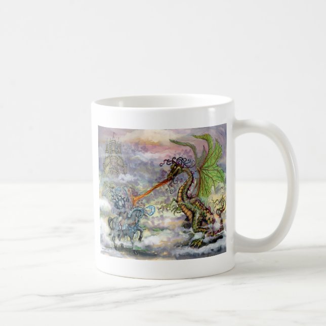Knight n Dragon Kaffeetasse (Rechts)