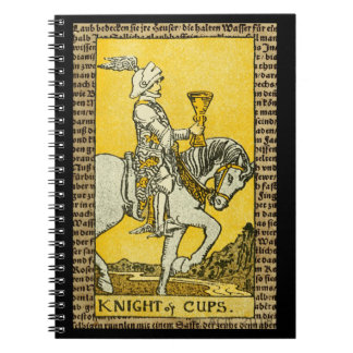 Knight of Cups Tarot Notizblock