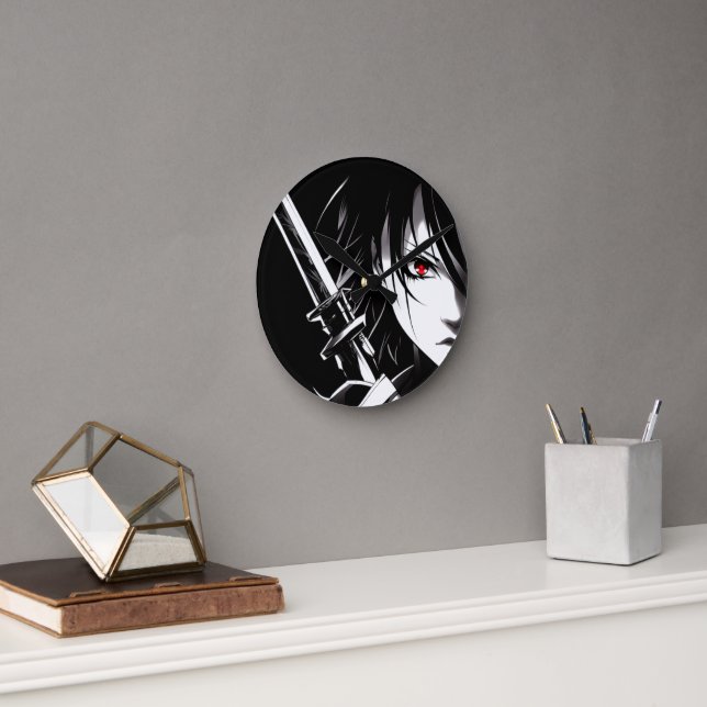 knight Of The Night Runde Wanduhr (Büro)