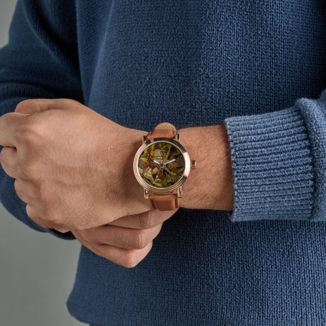 Knight on Horseback Vintag | Armbanduhr (Handgelenk)