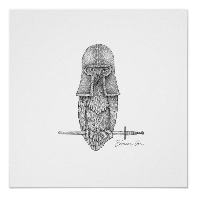 Knight Owl Poster (Vorderseite)