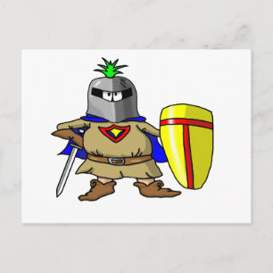 Knight Postkarte