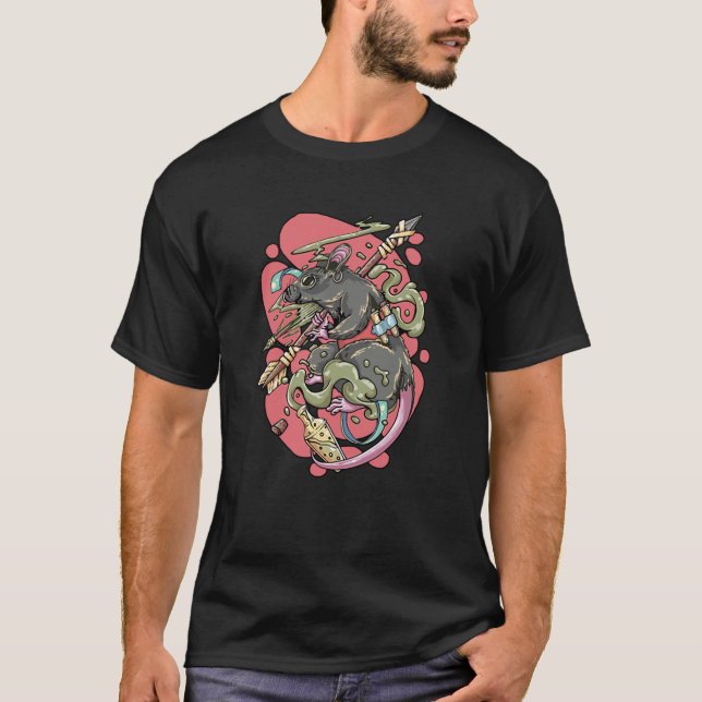 Knight Rat T-Shirt (Vorderseite)