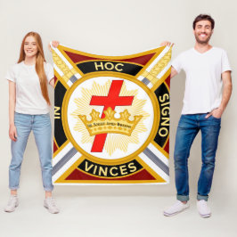 Knight Templar Fleecedecke