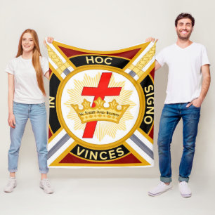 Knight Templar Fleecedecke