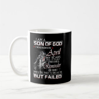 Knight Templar Ich bin ein Sohn Gottes April Chris Kaffeetasse