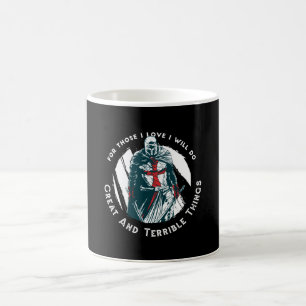 Knight templar kaffeetasse