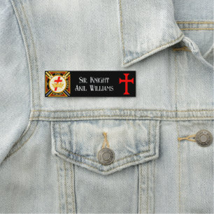 Knight Templar Namensschild