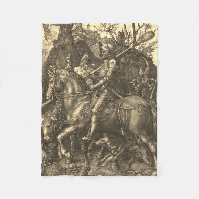 KNIGHT, TOD UND TOD FLEECEDECKE (Vorderseite)