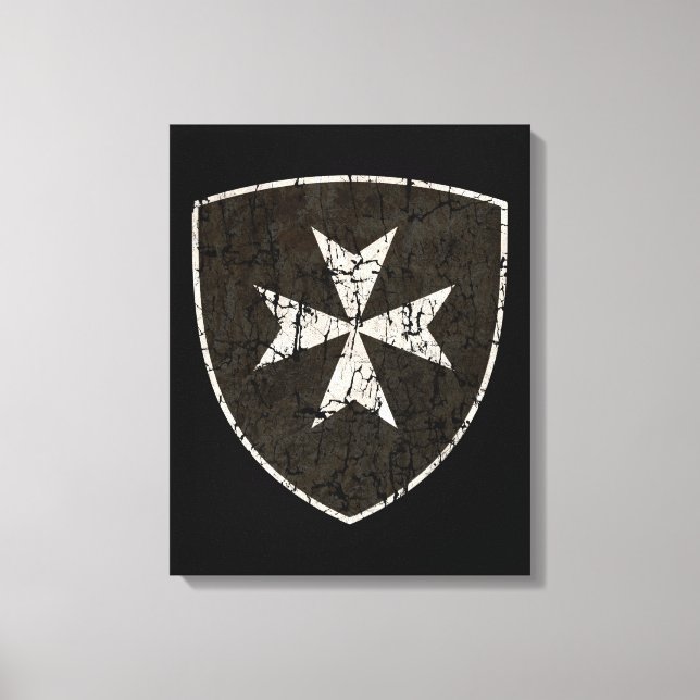 Knights Hospitaller Cross, Not Leinwanddruck (Vorderseite)