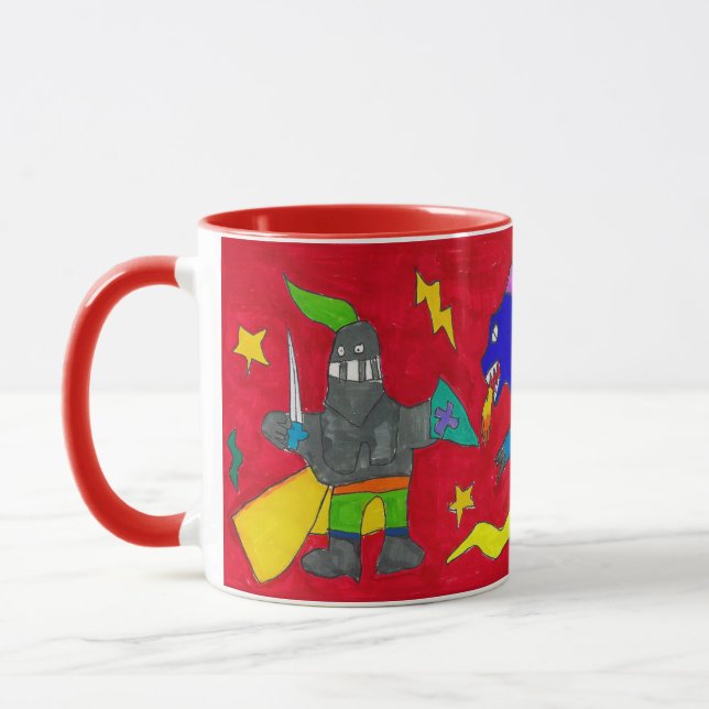 "Knights in Shining Armor" Colorful Mug Tasse (Links)