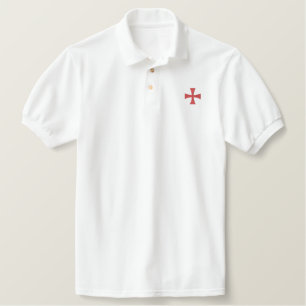 Knights Templar besticktes Polo-Shirt