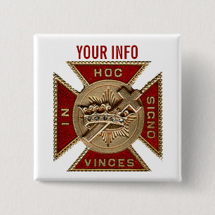 KNIGHTS TEMPLAR BUTTON