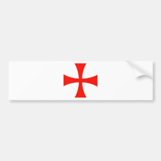 Knights_Templar_Cross Autoaufkleber