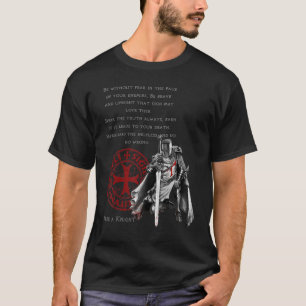 Knights Templar Cross Christlich Soldiers T-Shirt