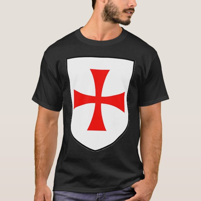 Knights Templar Flag Order of Solomon's Temple app T-Shirt (Vorderseite)
