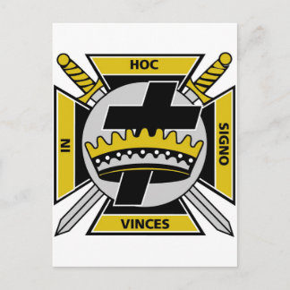 Knights Templar Postkarte