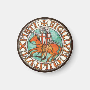 Knights Templar Siegel Magnet