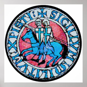 Knights Templar Siegel Poster