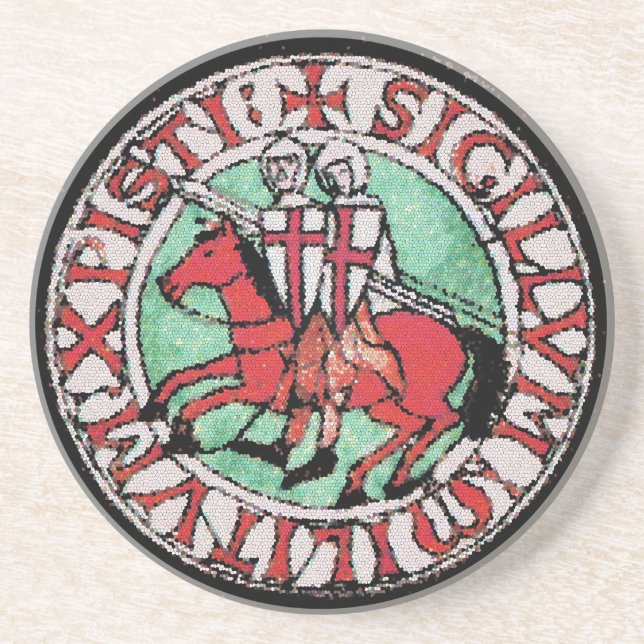 Knights Templar Untersetzer (Vorne)