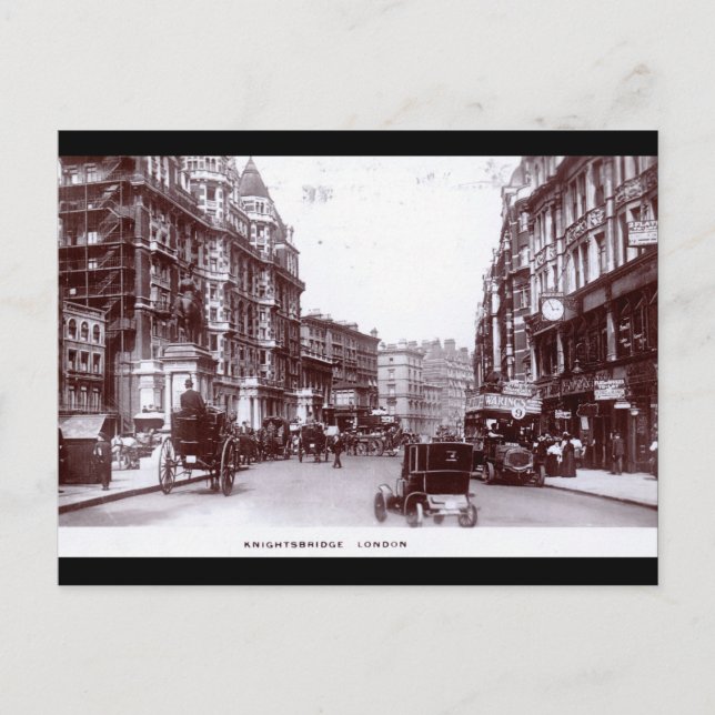 Knightsbridge, London 1910 Vintag Postkarte (Vorderseite)