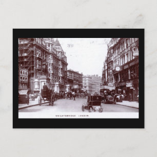 Knightsbridge, London 1910 Vintage auf Deutsch Postkarte