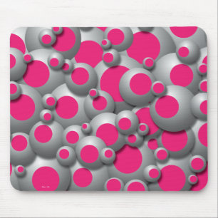 Knisternde Blasen Hot Pink Mouse Pad Mousepad