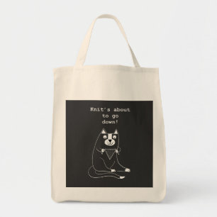 Knit est sur le point de descendre ! Sac tricot