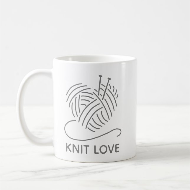 Knit Love Mug (Gauche)