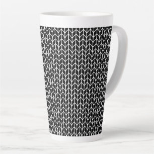 KNIT NOIR Tall Latte Mug