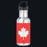 Knit Style Maple Leaf Knitting Motif Edelstahlflasche<br><div class="desc">A Canadian knitting style maple leaf custom gift for all festive occasions and friendly gatherings. A great gift to wear or to share. A statement that is sure to make an impression on formal and on casual occasions. Or perhaps a last minute gift for yourself or for someone special on...</div>