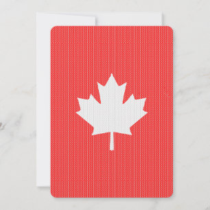 Knit Style Maple Leaf Knitting Motiv