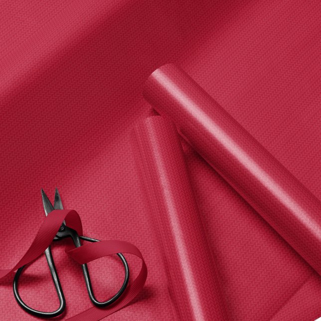 Knitted pattern simple red Christmas holiday Geschenkpapier (Von Creator hochgeladen)