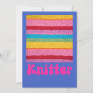 Knitter, Crochet Lovers Print Einladung