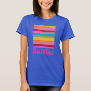 Knitter, Crochet Lovers Print T-Shirt