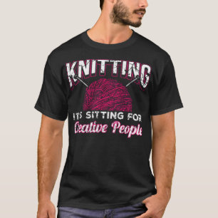 Knitter Grandma Gift Pferde Penelope T-Shirt