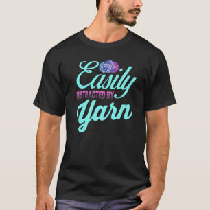 Knitter-Knitter-Knetmaschine leicht abgelenkt B T-Shirt