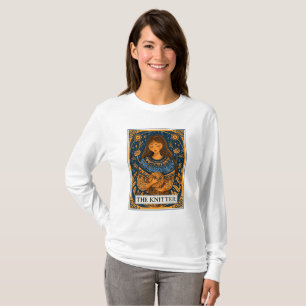 Knitter Knitter Tarot Thema T-Shirt