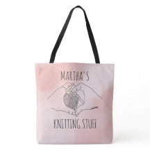 Knitterheart Hands Boho Line Illustration