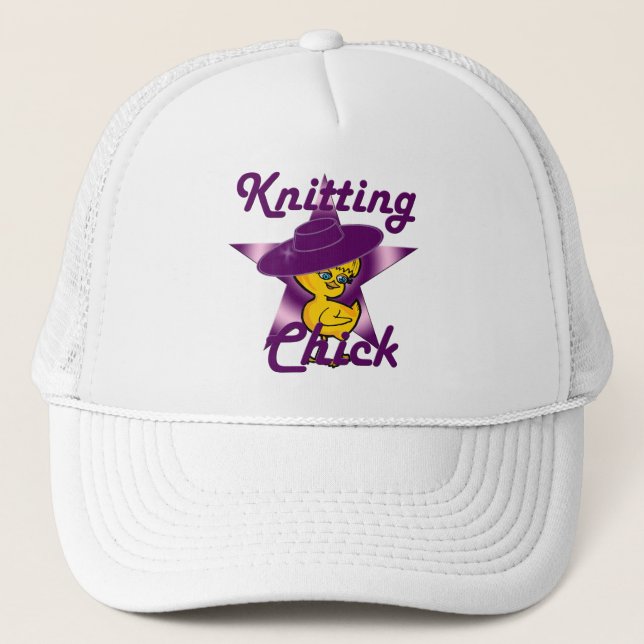 Knitterkick #9 truckerkappe (Vorderseite)