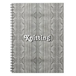 Knittern (benutzerdefinierbar) notizblock