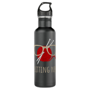 Knittern ist mein Lieblingssport - Knittern C Edelstahlflasche