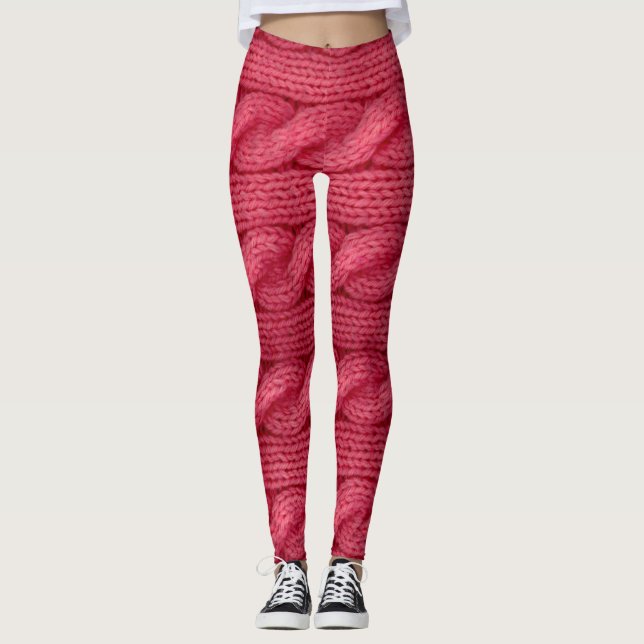 Knittern Leggings (Vorderseite)