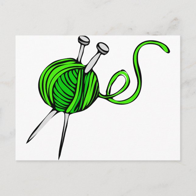 Knittern Postkarte (Vorderseite)