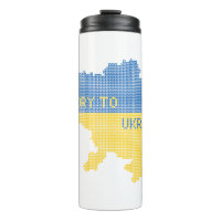 Knittern ukrainischer Staat Landkarte Text Ruhm an