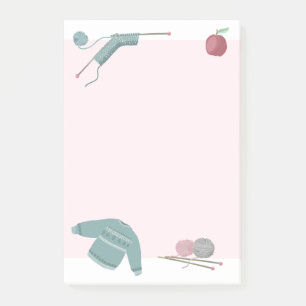 Knitternotizen Post-it Klebezettel