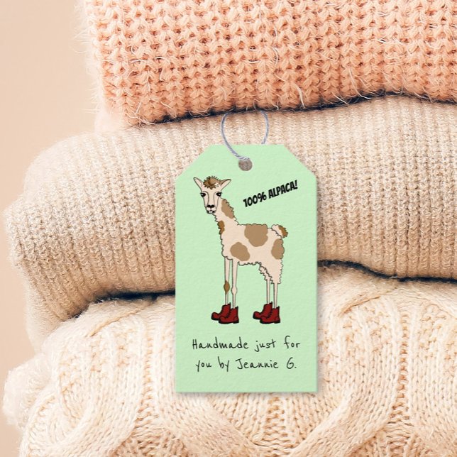 Knitters Alpaca Geschenkanhänger (Von Creator hochgeladen)