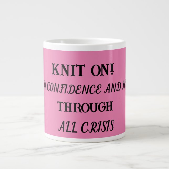 Knitters tasse de café (Devant)