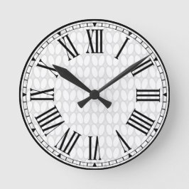 Knitterstitch Classic Runde Wanduhr