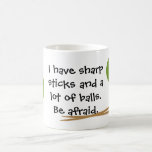 Knitting Funny Mug Kaffeetasse<br><div class="desc">Ein kleiner Spaß für den ganzen Strick,  um ihre Vernunft behalten. *** ***The ORIGINAL PHRASE AND DESIGN by Night Owl's Menagerie,  2011.</div>